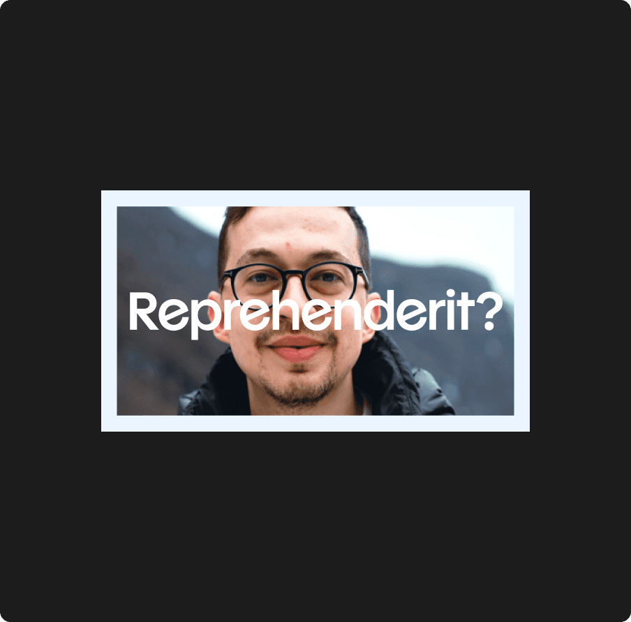 A video cover design showing a portrait of Apparicio Junior with a placeholder caption