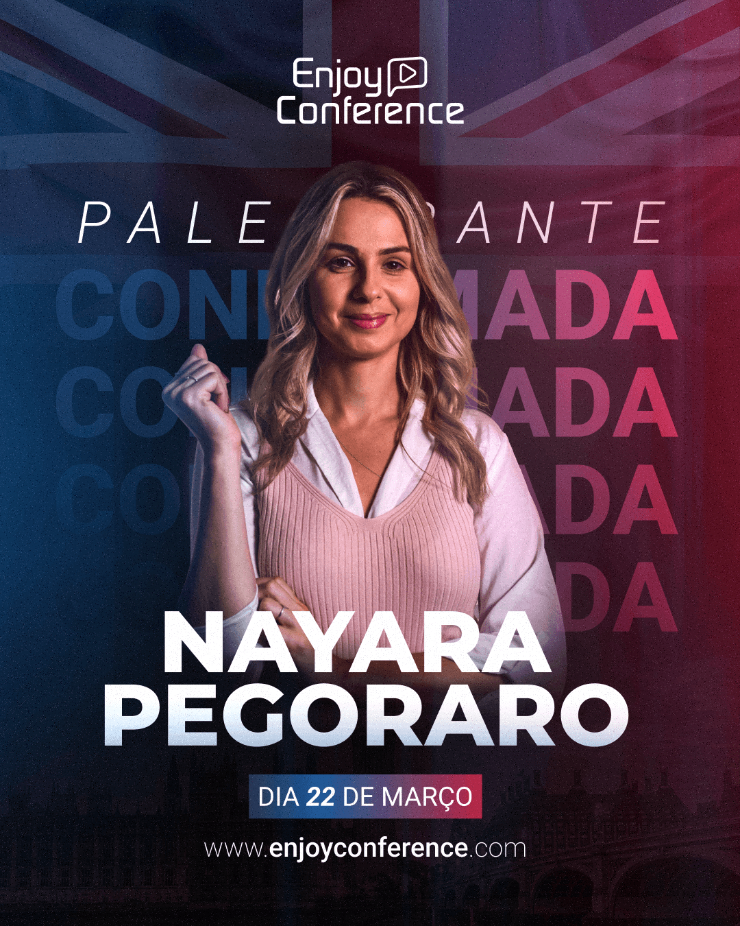 Confirmed-speaker graphic for Nayara Pegoraro